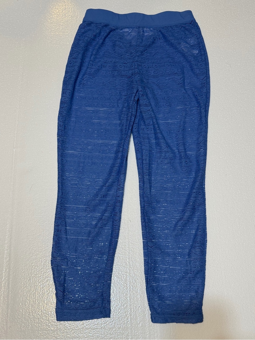 Yitty Blue Lace Overlay swim cover Pants